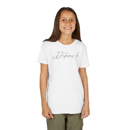 JJ Grappling Arts Signature Minimalist Youth Short Sleeve Tee, 4 Colors - Bella+Canvas
