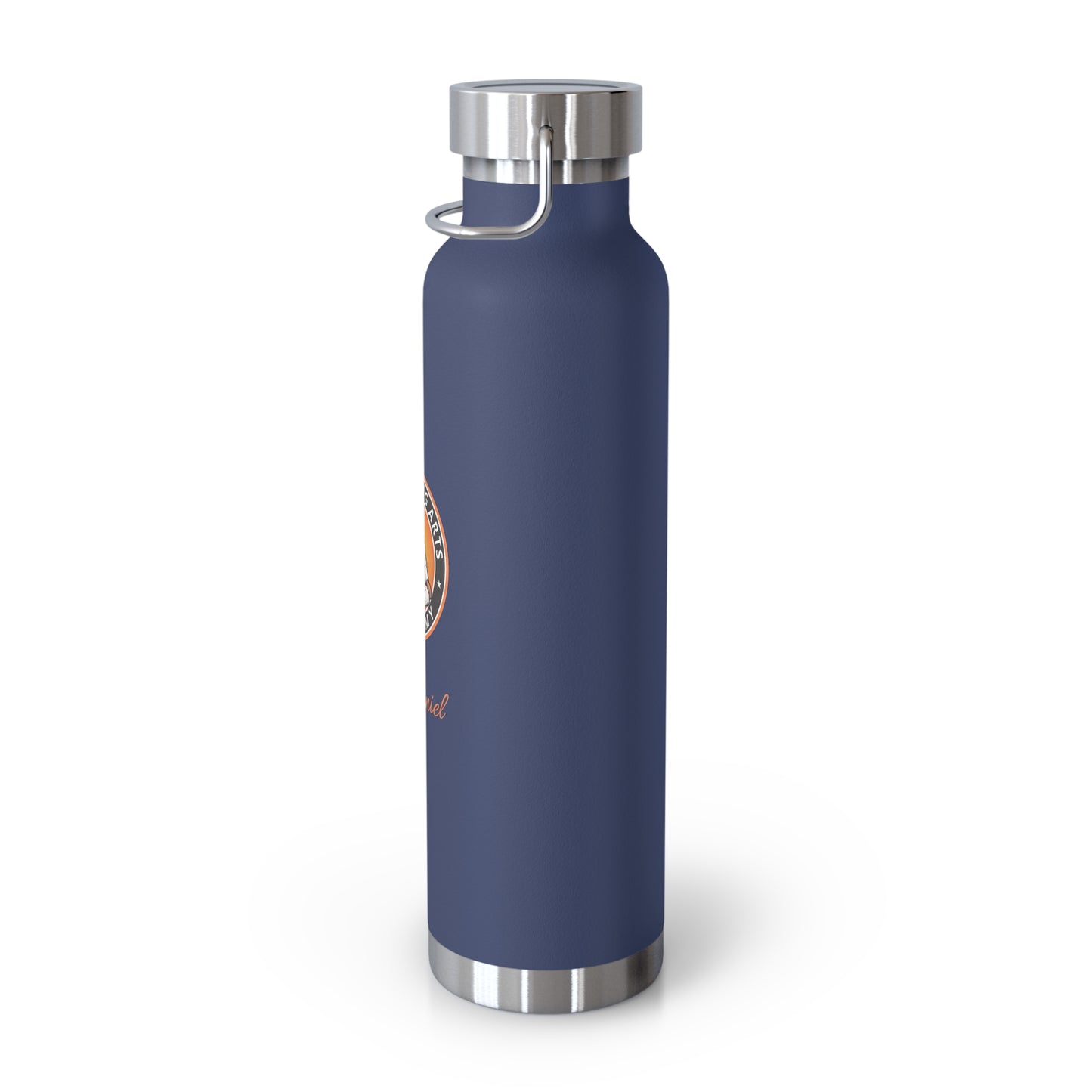 PERSONALIZED JJ Grappling Arts Academy Copper Vacuum Insulated Bottle, 22oz, 7 Colors