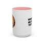 PERSONALIZED JJ Grappling Arts Academy Accent Handle Coffee Mug (11, 15oz), 5 colors