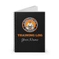 PERSONALIZED JJ Grappling Arts Academy Spiral Training Log - Ruled Line