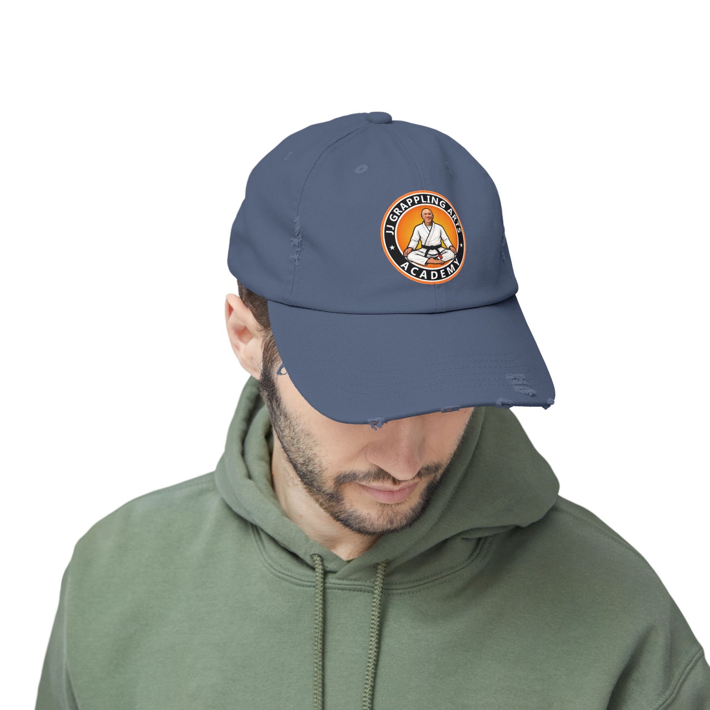 JJ Grappling Arts Academy Unisex Distressed Cap, 6 Colors