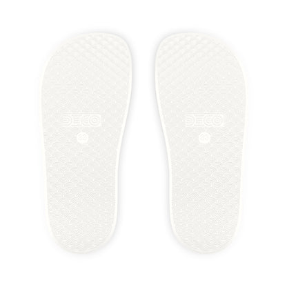 PERSONALIZABLE America's Future Leaders Brazilian Jiu Jitsu Youth Removable-Strap Sandals - Red