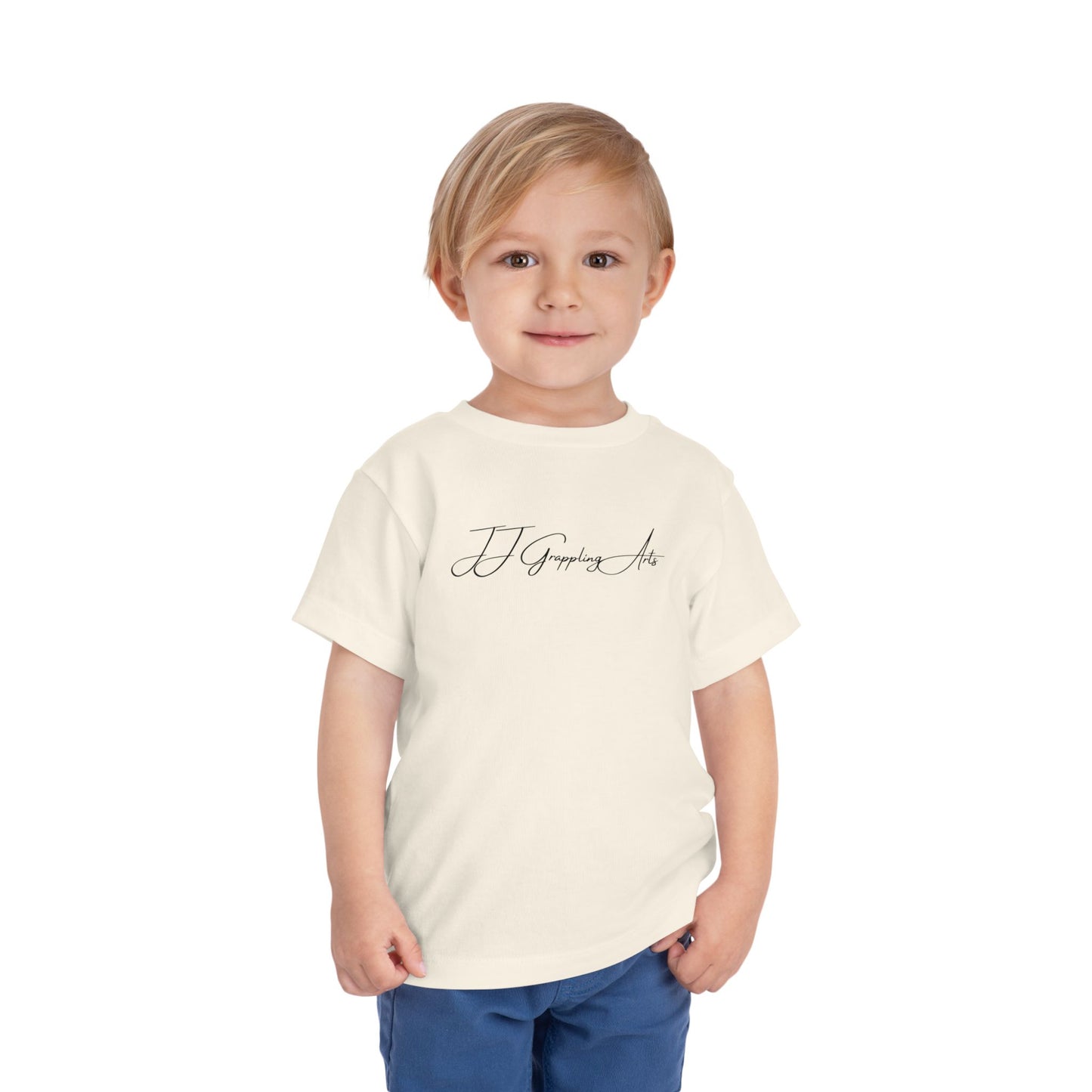 JJ Grappling Arts Signature Minimalist Toddler Short Sleeve Tee, 4 Colors - Bella+Canvas