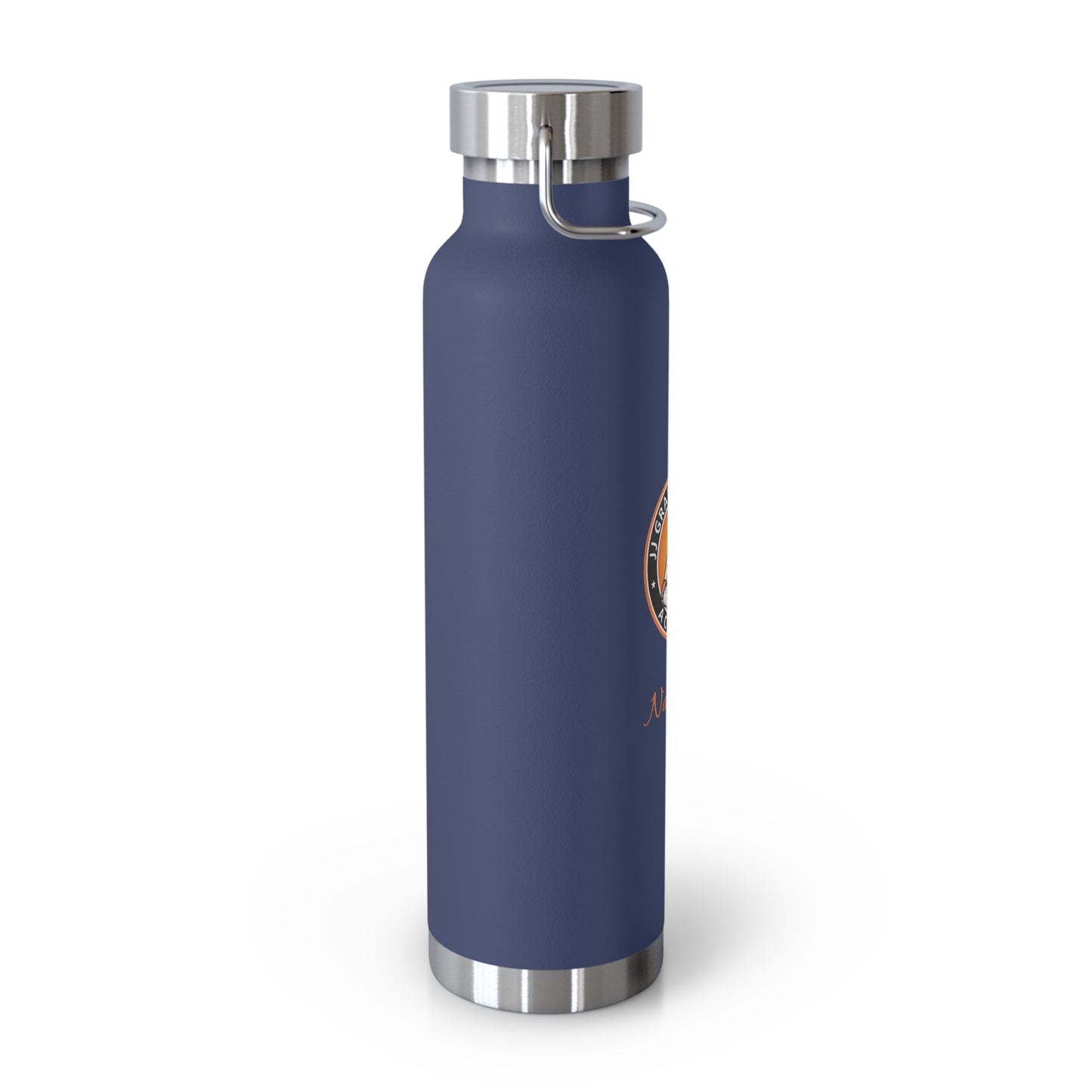 PERSONALIZED JJ Grappling Arts Academy Copper Vacuum Insulated Bottle, 22oz, 7 Colors