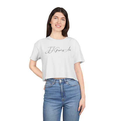 JJ Grappling Arts Signature Minimalist Women's Festival Crop Tee