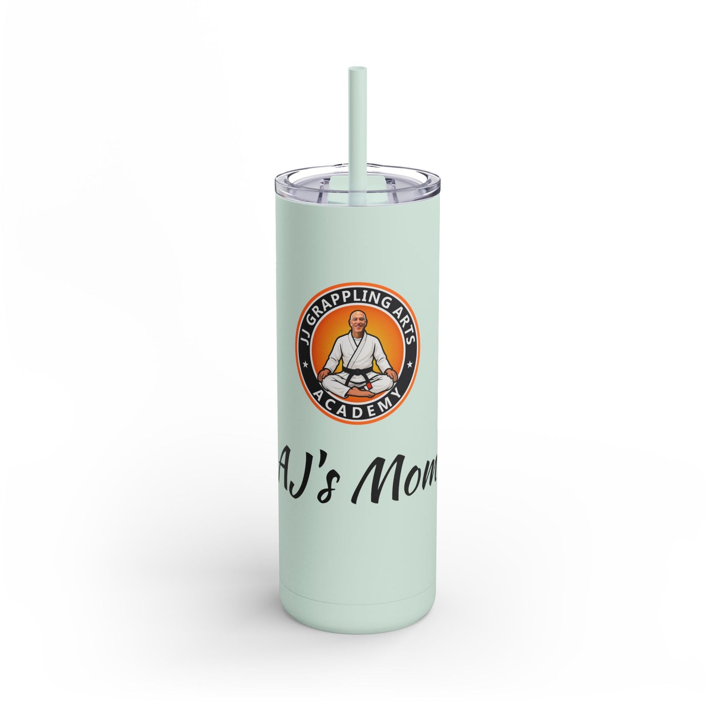 PERSONALIZED JJ Grappling Arts Academy Skinny Matte Tumbler, 20oz, 5 Colors