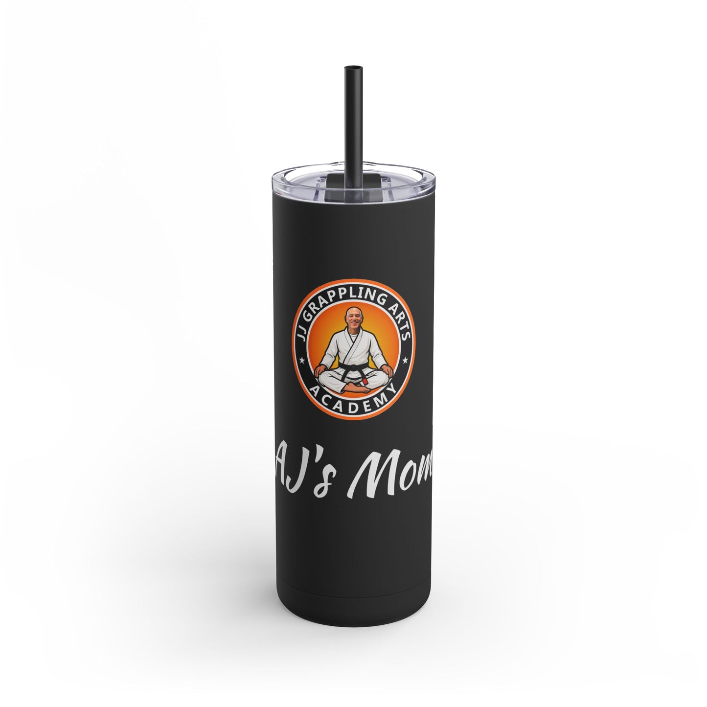 PERSONALIZED JJ Grappling Arts Academy Skinny Matte Tumbler, 20oz, 5 Colors