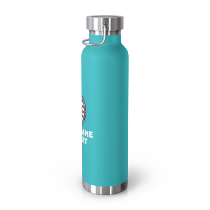 PERSONALIZABLE America's Future Leaders Brazilian Jiu Jitsu Copper Vacuum Insulated Bottle, 22oz