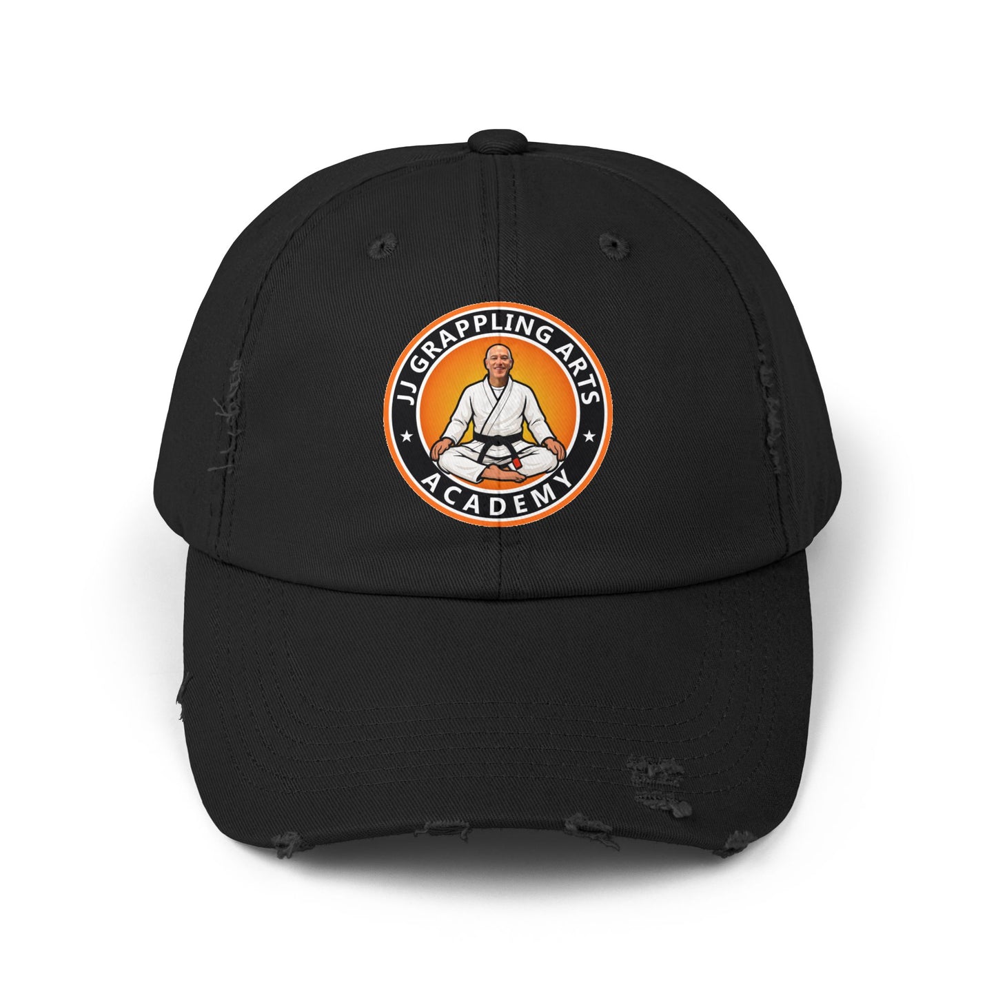 JJ Grappling Arts Academy Unisex Distressed Cap, 6 Colors