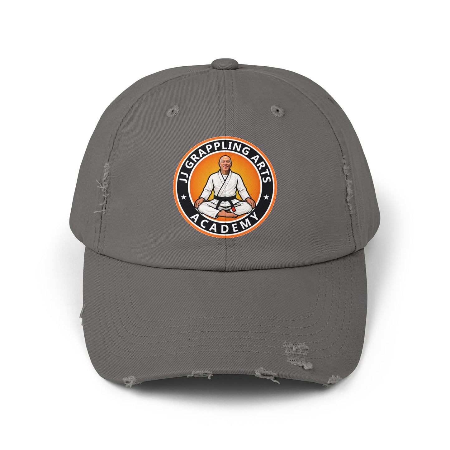 JJ Grappling Arts Academy Unisex Distressed Cap, 6 Colors