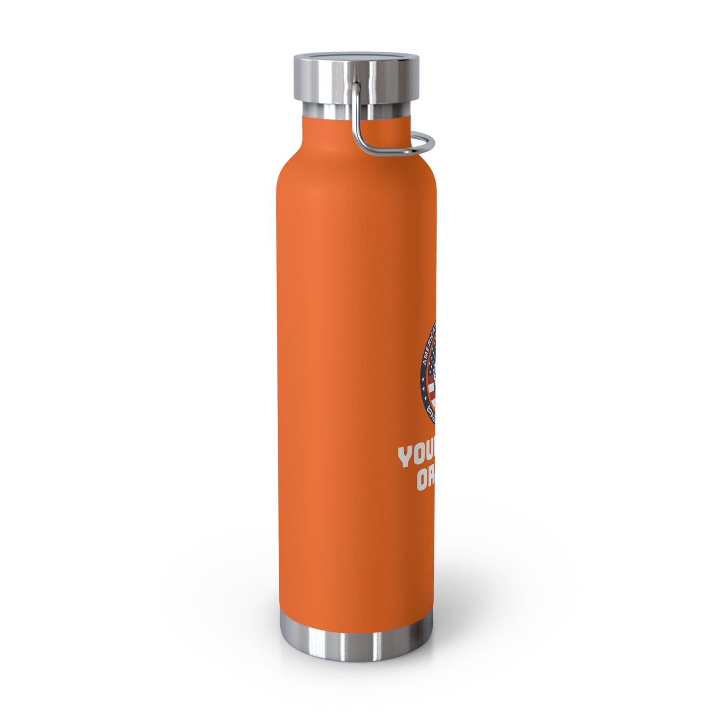 PERSONALIZABLE America's Future Leaders Brazilian Jiu Jitsu Copper Vacuum Insulated Bottle, 22oz
