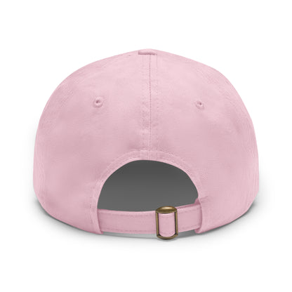 JJ Grappling Arts Academy UNISEX Dad Hat with Black Leather Patch, 4 Colors