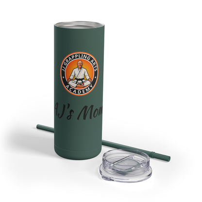 PERSONALIZED JJ Grappling Arts Academy Skinny Matte Tumbler, 20oz, 5 Colors