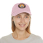JJ Grappling Arts Academy UNISEX Dad Hat with Black Leather Patch, 4 Colors