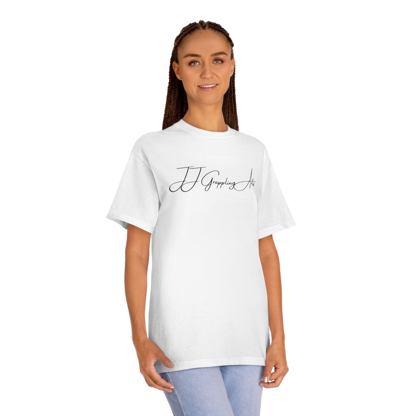JJ Grappling Arts Signature Minimalist Unisex Classic Cotton Tee, 4 Colors - American Apparel Brand