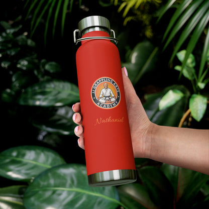 PERSONALIZED JJ Grappling Arts Academy Copper Vacuum Insulated Bottle, 22oz, 7 Colors
