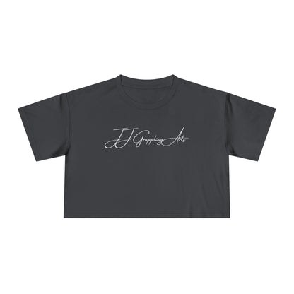JJ Grappling Arts Signature Minimalist Women's Festival Crop Tee