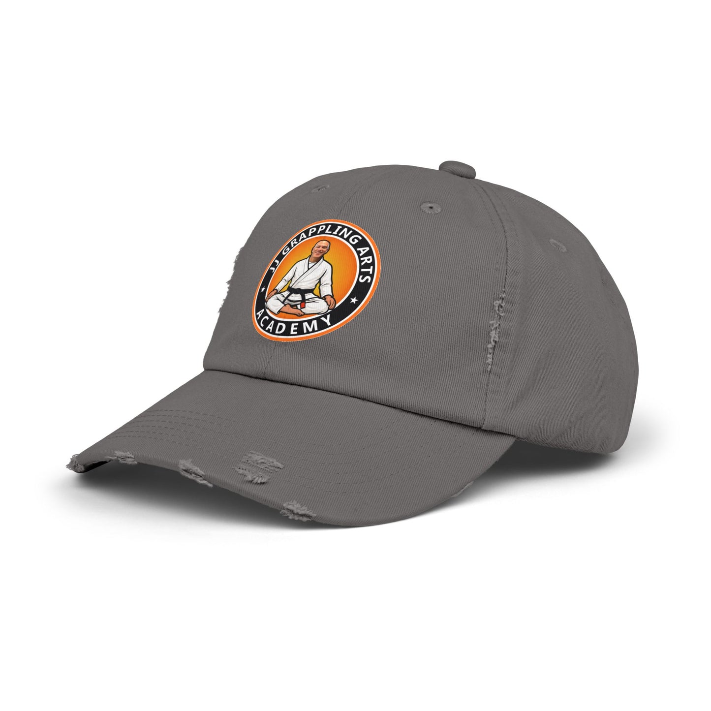 JJ Grappling Arts Academy Unisex Distressed Cap, 6 Colors