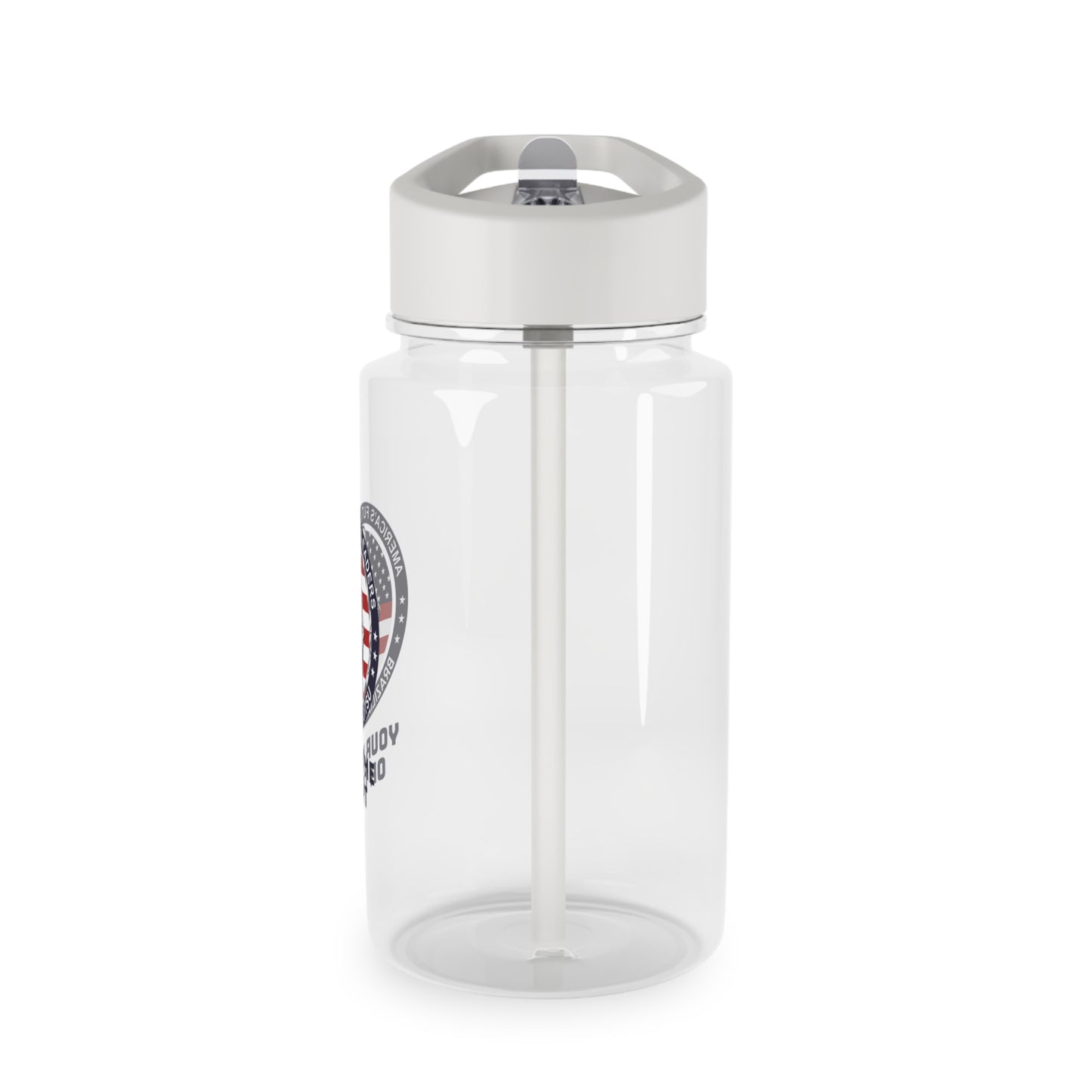 PERSONALIZABLE America's Future Leaders Brazilian Jiu Jitsu Tritan Water Bottle, 2 sizes