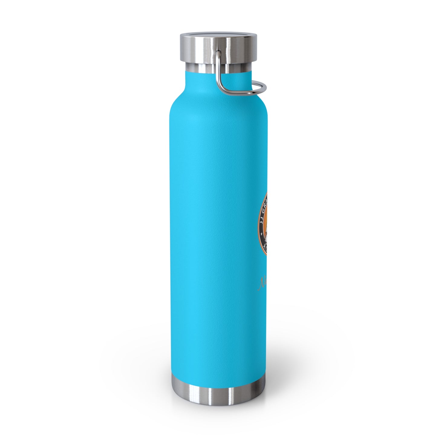 PERSONALIZED JJ Grappling Arts Academy Copper Vacuum Insulated Bottle, 22oz, 7 Colors
