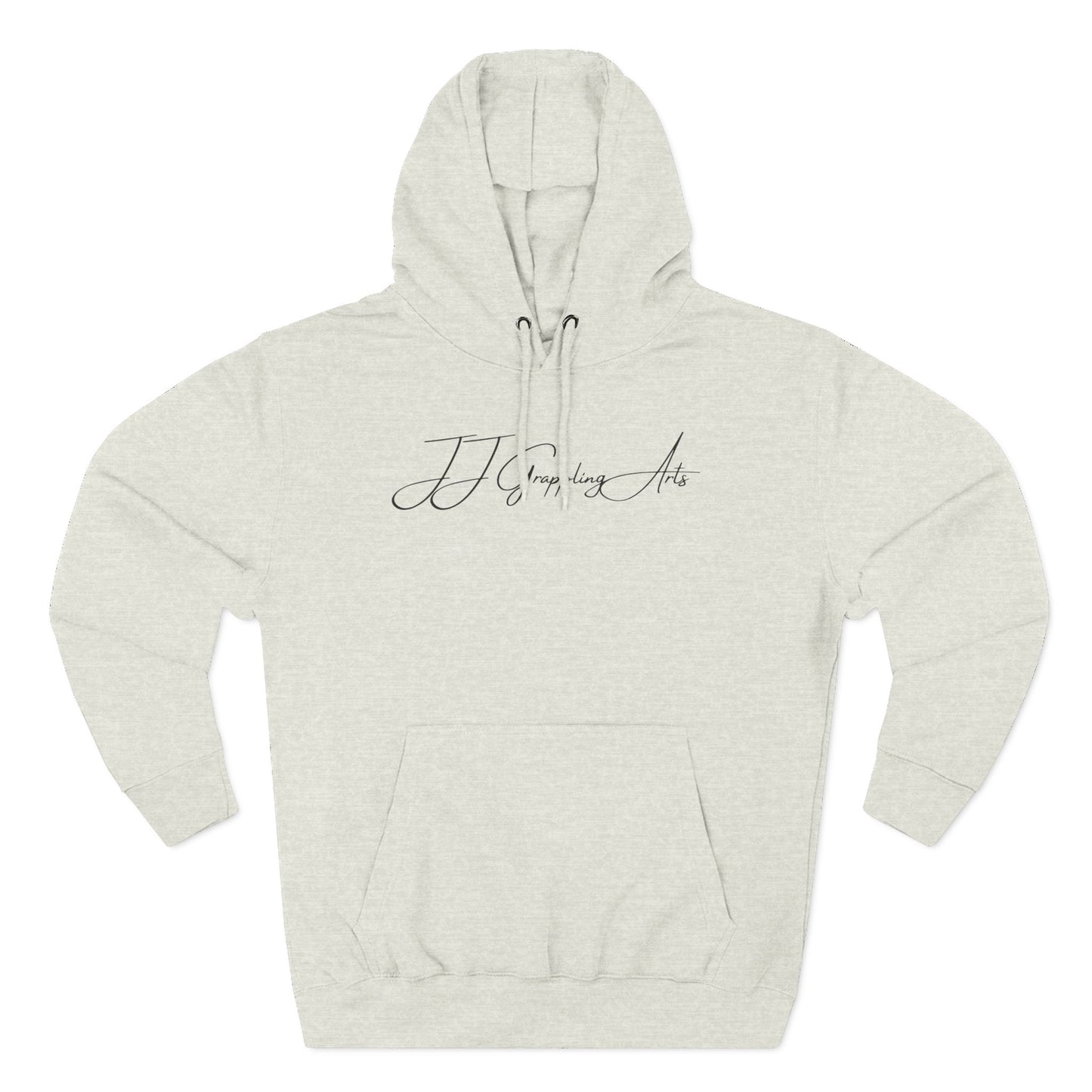 JJ Grappling Arts Signature Minimalist Three-Panel Fleece Hoodie, 4 Colors - Lane Seven