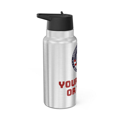 PERSONALIZABLE America's Future Leaders Brazilian Jiu Jitsu Stainless Steel Gator Tumbler, 32oz