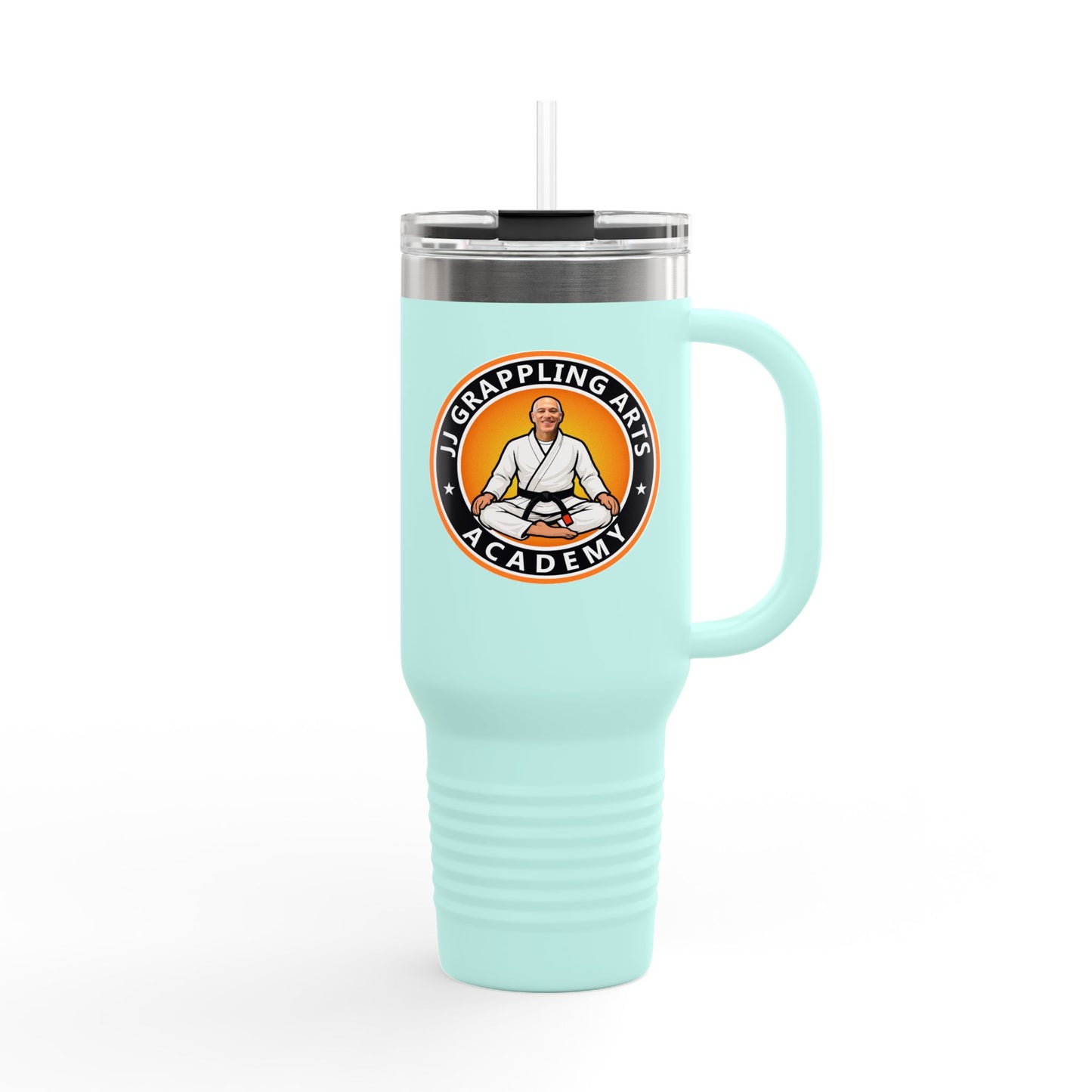 PERSONALIZED JJ Grappling Arts Academy Insulated Travel Mug, 40oz, 8 Colors