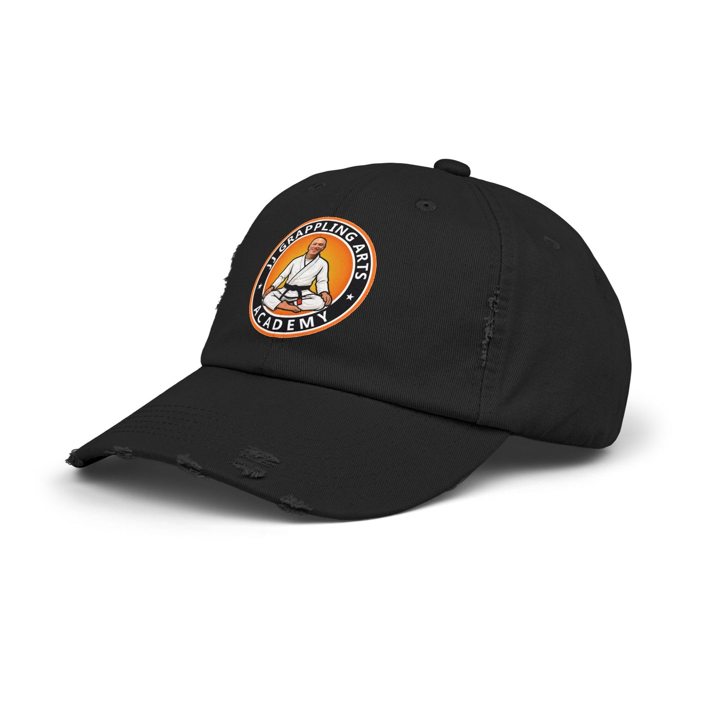 JJ Grappling Arts Academy Unisex Distressed Cap, 6 Colors