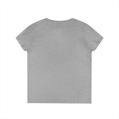 JJ Grappling Arts Signature Minimalist Ladies' V-Neck T-Shirt, 3 Colors - Gildan