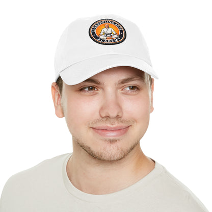 JJ Grappling Arts Academy UNISEX Dad Hat with Black Leather Patch, 4 Colors