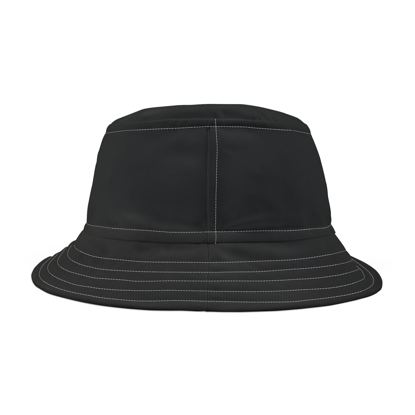 JJ Grappling Arts Academy Unisex Bucket Hat Black with Orange Brim