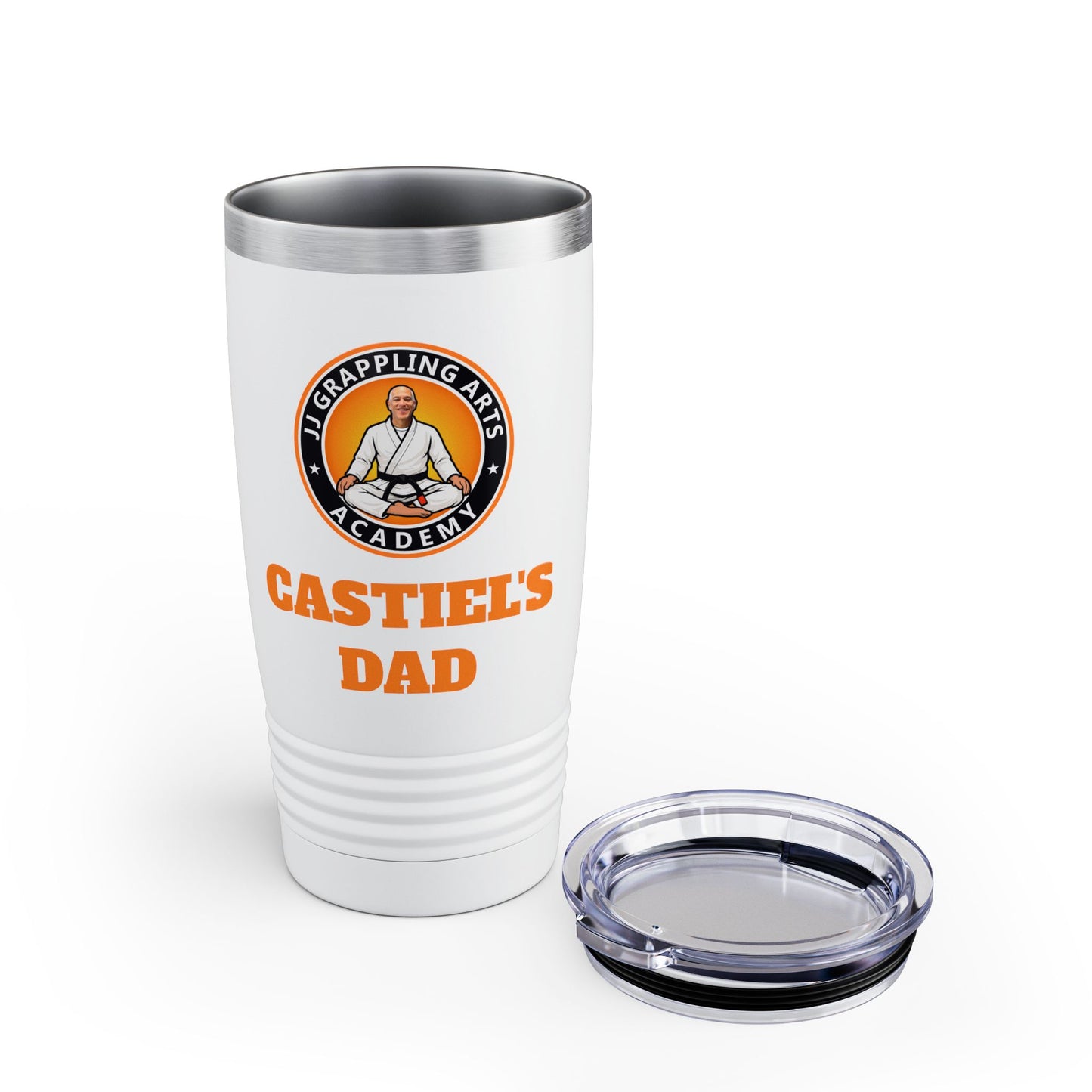 PERSONALIZED JJ Grappling Arts Academy Ringneck Tumbler, 20oz, 3 Colors