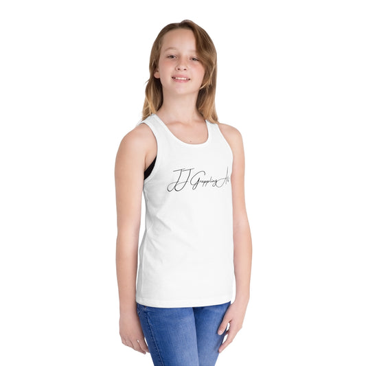 JJ Grappling Arts Signature Minimalist Kid's Jersey Tank Top, 2 Colors - Bella+Canvas
