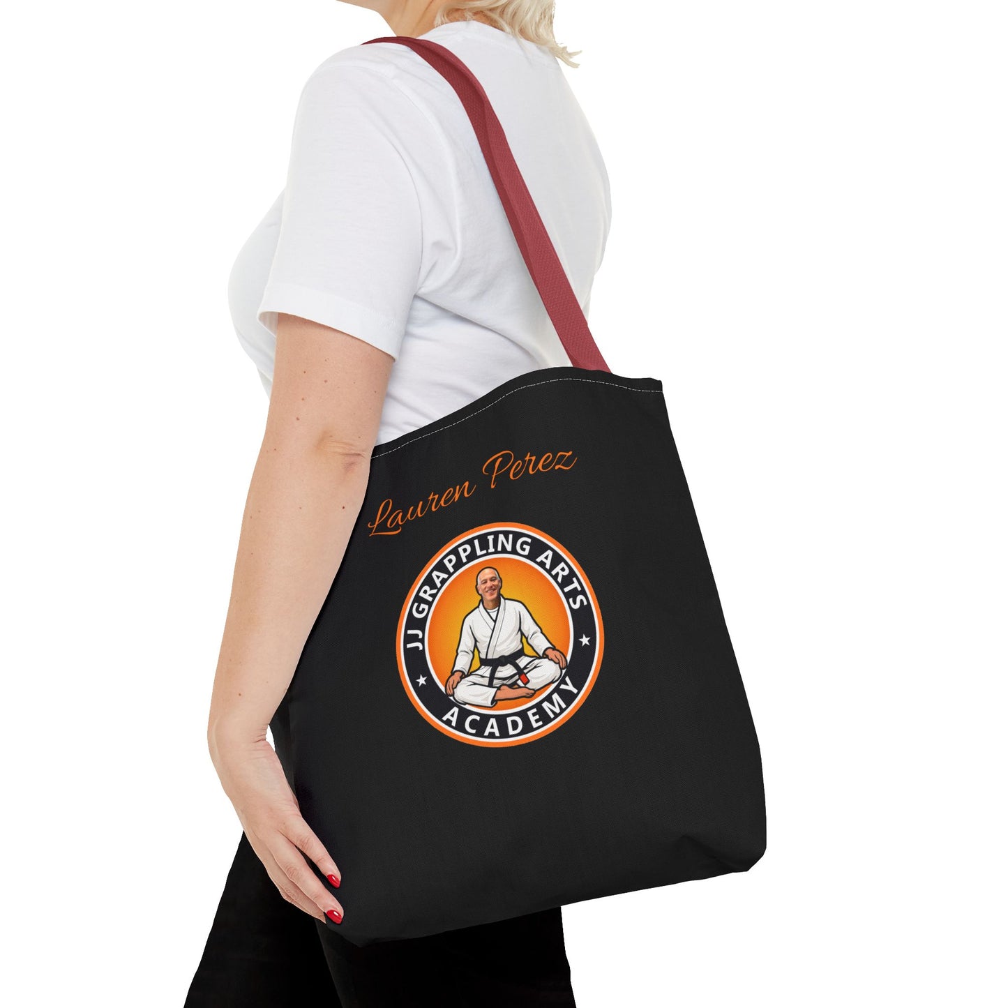 PERSONALIZED JJ Grappling Arts Academy Gi Tote Bag, 5 Handle Colors