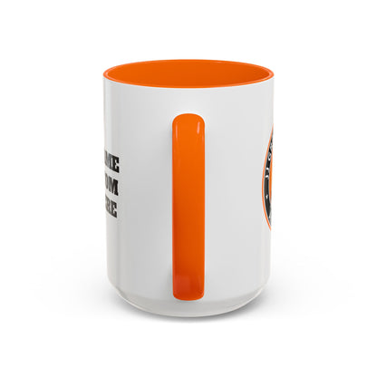 PERSONALIZED JJ Grappling Arts Academy Accent Handle Coffee Mug (11, 15oz), 5 colors