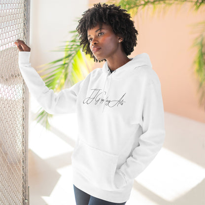 JJ Grappling Arts Signature Minimalist Three-Panel Fleece Hoodie, 4 Colors - Lane Seven