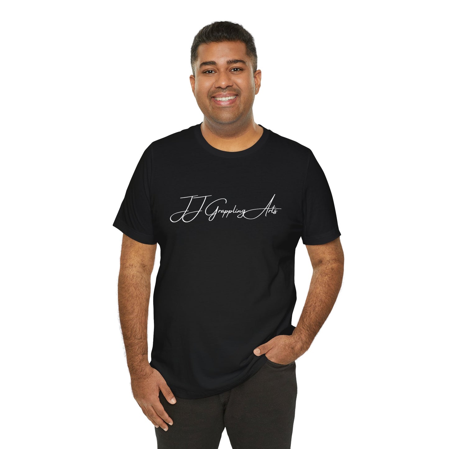 JJ Grappling Arts Signature Soft-Style Minimalist Short Sleeve Tee, 5 Colors - Bella+Canvas