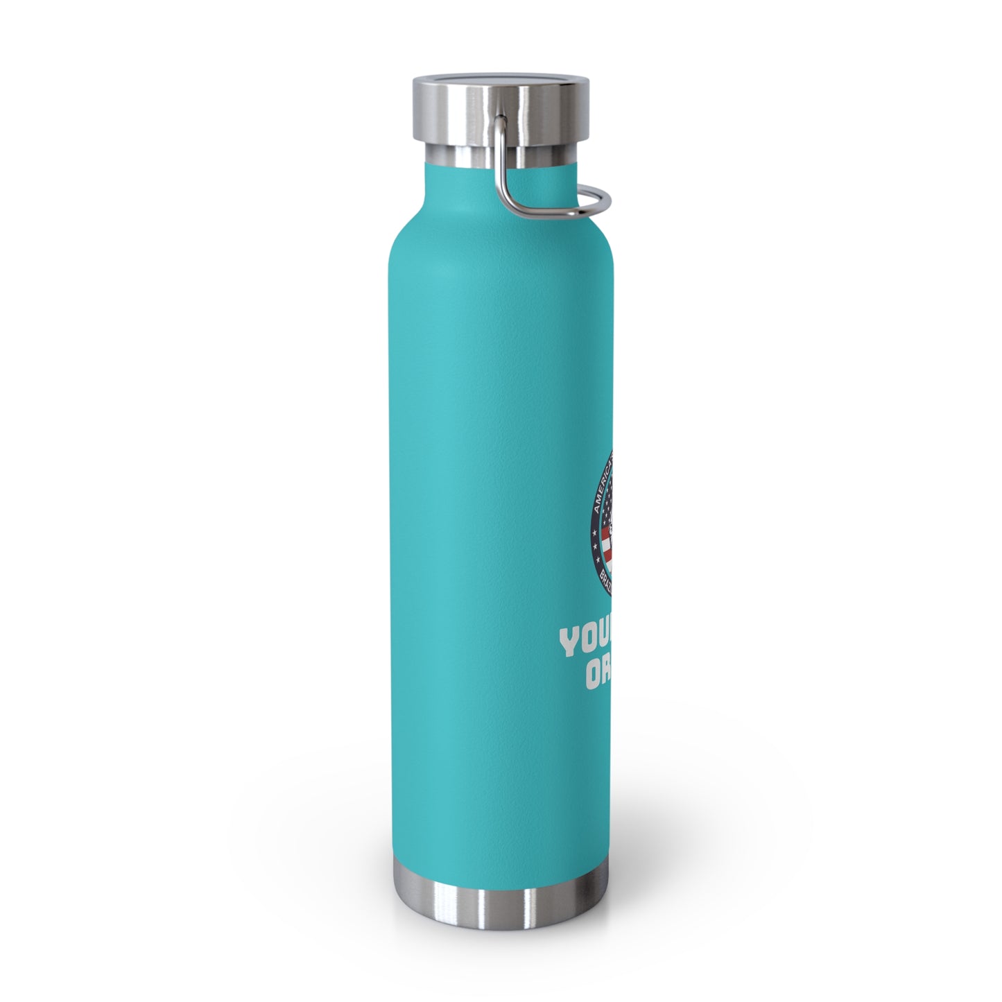 PERSONALIZABLE America's Future Leaders Brazilian Jiu Jitsu Copper Vacuum Insulated Bottle, 22oz
