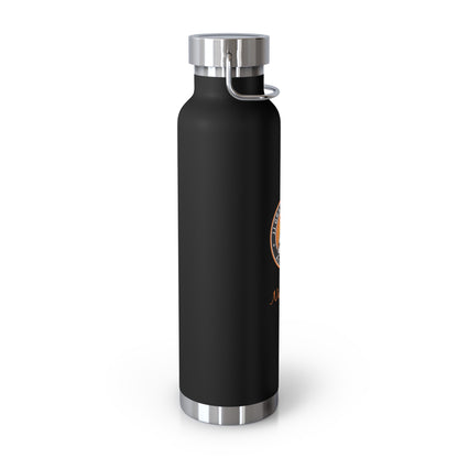 PERSONALIZED JJ Grappling Arts Academy Copper Vacuum Insulated Bottle, 22oz, 7 Colors