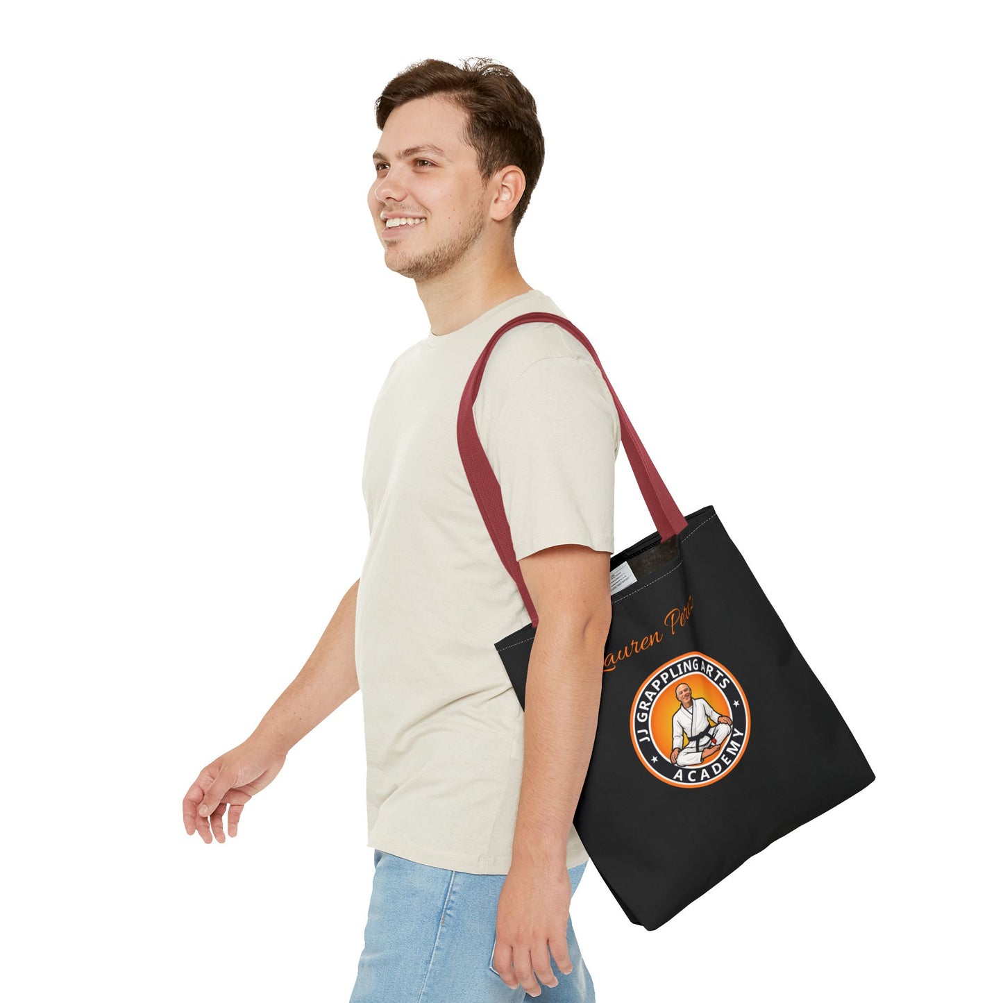 PERSONALIZED JJ Grappling Arts Academy Gi Tote Bag, 5 Handle Colors