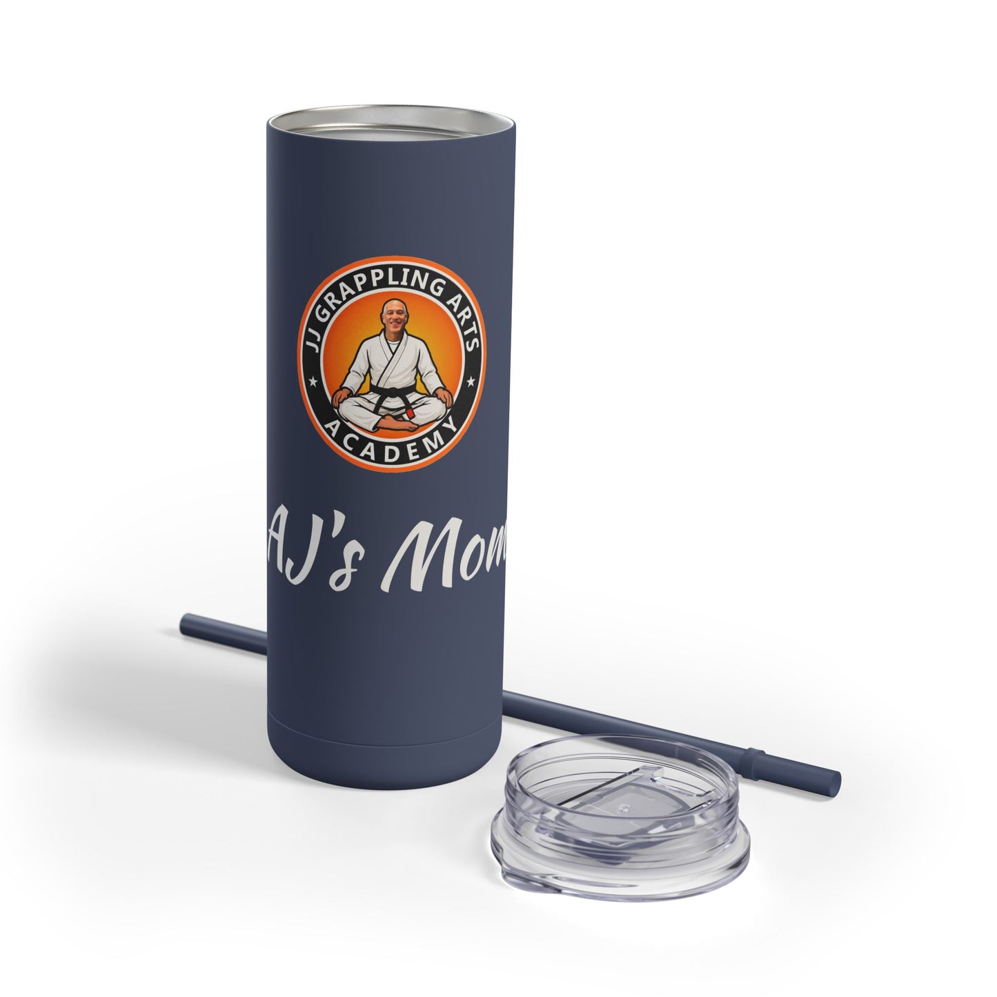 PERSONALIZED JJ Grappling Arts Academy Skinny Matte Tumbler, 20oz, 5 Colors