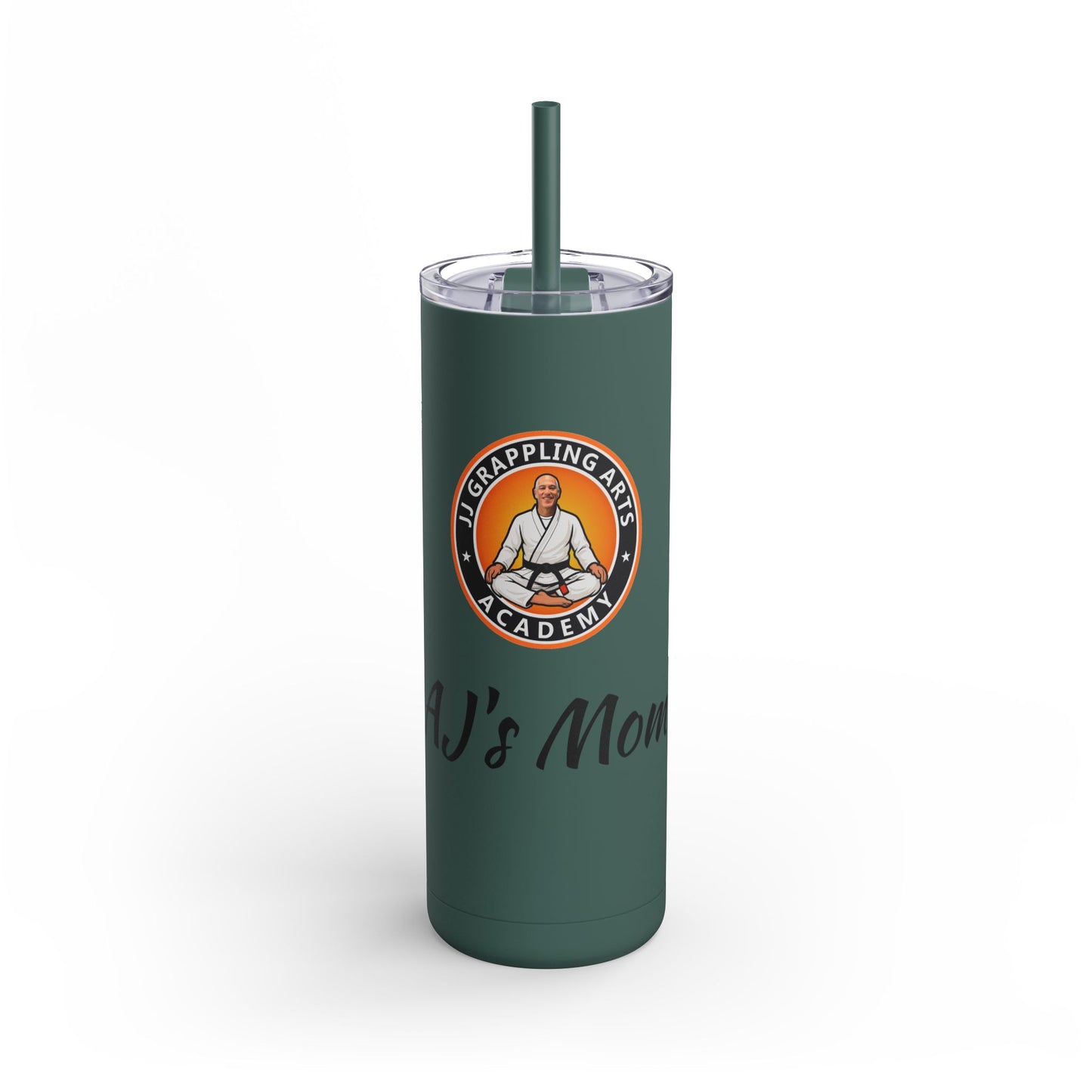 PERSONALIZED JJ Grappling Arts Academy Skinny Matte Tumbler, 20oz, 5 Colors