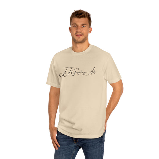 JJ Grappling Arts Signature Minimalist Unisex Classic Cotton Tee, 4 Colors - American Apparel Brand