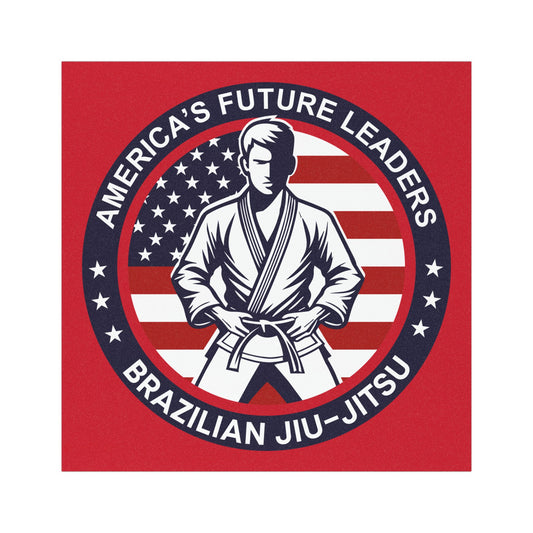 America's Future Leaders Brazilian Jiu Jitsu Logo Car Magnet 5" x 5"