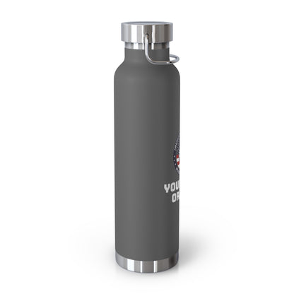 PERSONALIZABLE America's Future Leaders Brazilian Jiu Jitsu Copper Vacuum Insulated Bottle, 22oz
