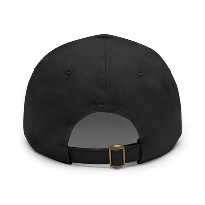 JJ Grappling Arts Academy UNISEX Dad Hat with Black Leather Patch, 4 Colors