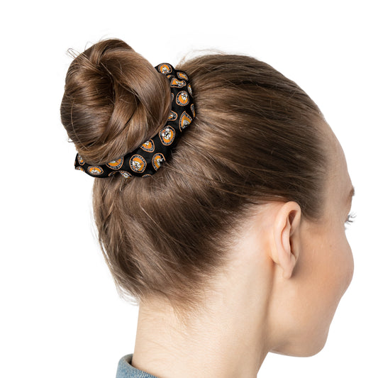 JJ Grappling Arts Academy Logo Printed Hair Scrunchie