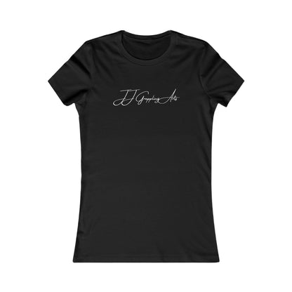 JJ Grappling Arts Signature Soft-Style Minimalist Women's Favorite Tee, 5 Colors - Bella+Canvas