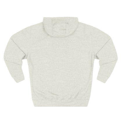 JJ Grappling Arts Signature Minimalist Three-Panel Fleece Hoodie, 4 Colors - Lane Seven