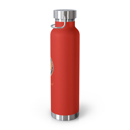 PERSONALIZED JJ Grappling Arts Academy Copper Vacuum Insulated Bottle, 22oz, 7 Colors